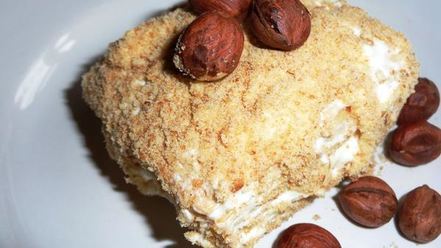 Рецепт пирожного мини-наполеончики