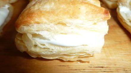 Рецепт пирожного мини-наполеончики