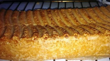 Рецепт пирожного с карамелизированными овсяными хлопьями