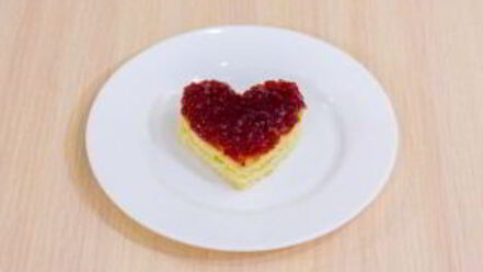 Рецепт пирожного валентинки