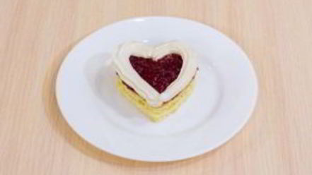 Рецепт пирожного валентинки