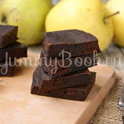Рецепт Постного яблочного брауни в микроволновке