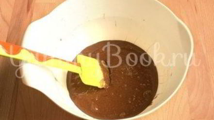 Рецепт постного яблочного брауни в микроволновке