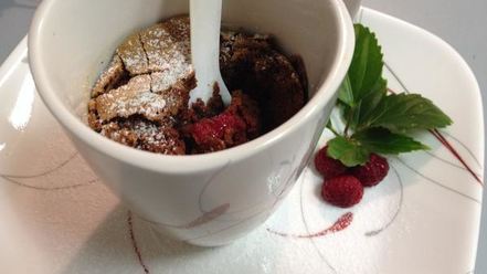 Рецепт шоколадного пирожного с малиной