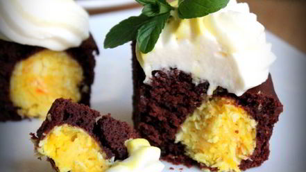 Рецепт шоколадного пирожного сюрприз