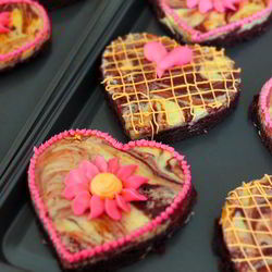 Рецепт Шоколадных валентинок брауни