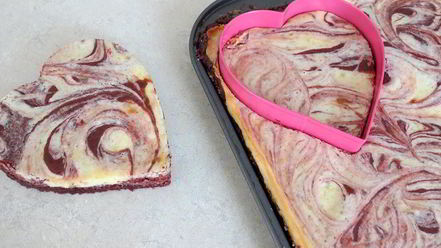 Рецепт шоколадных валентинок брауни