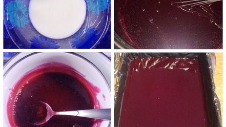 Рецепт торта-пирожного с клубникой и смородиной