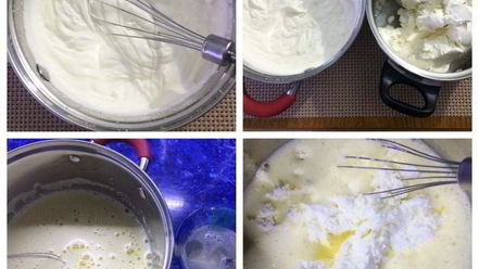 Рецепт торта-пирожного с клубникой и смородиной