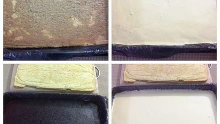 Рецепт торта-пирожного с клубникой и смородиной