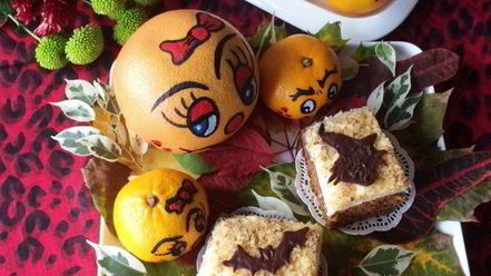 Рецепт тыквенного пирожного с грецким орехом