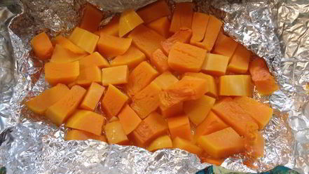 Рецепт тыквенных пирожных с миндалем и соленой карамелью