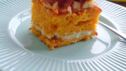 Рецепт тыквенных пирожных с миндалем и соленой карамелью