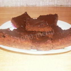 Рецепт Выпечного шоколадного пирожного