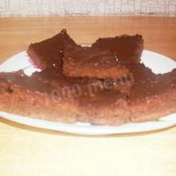 Рецепт Выпечного шоколадного пирожного