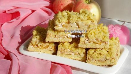 Рецепт яблочных пирожных блаженство