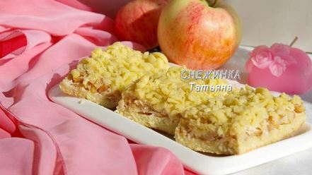 Рецепт яблочных пирожных блаженство