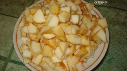 Рецепт яблочных пирожных блаженство