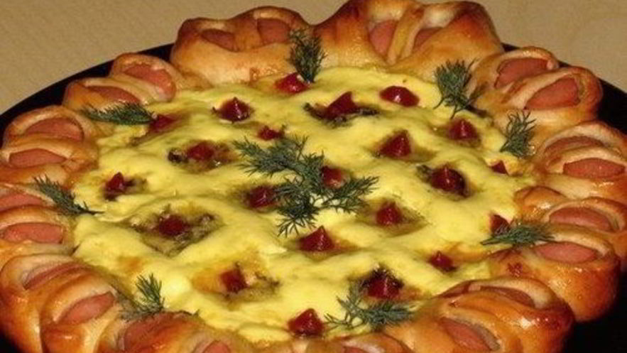 Рецепт дрожжевой пиццы по-домашнему