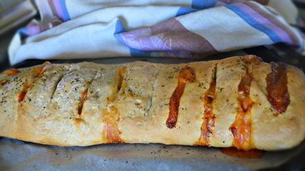 Рецепт итальянской пиццы-рулета стромболи