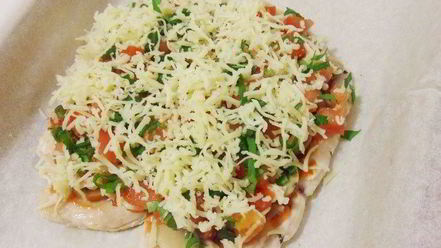 Рецепт курицы-пиццы