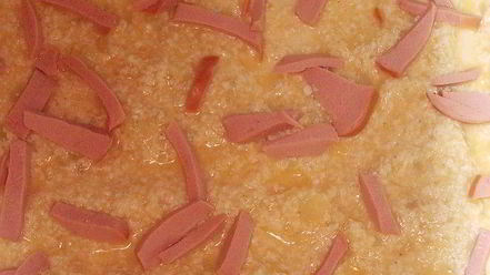 Рецепт лжепиццы из двух сыров и зеленого лука