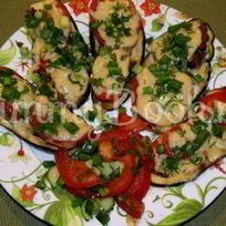 Мини пицца с баклажанами вместо теста