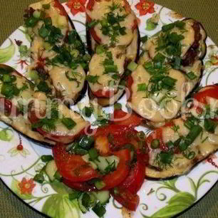Рецепт Мини пицца с баклажанами вместо теста
