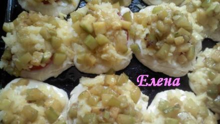 Рецепт овощной мини-пиццы