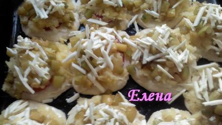Рецепт овощной мини-пиццы