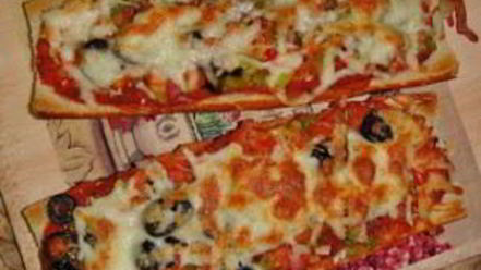 Рецепт пиццы-багета