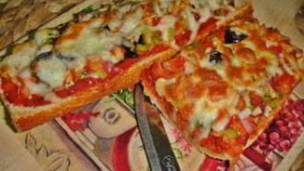 Рецепт пиццы-багета