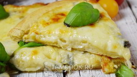 Рецепт пиццы четыре сыра