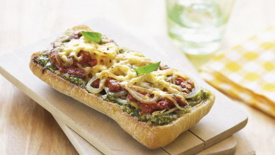 Рецепт пиццы из батона