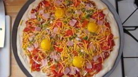 Рецепт пиццы к завтраку