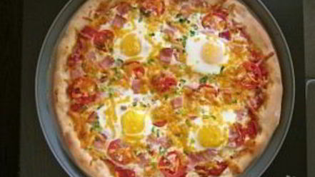 Рецепт пиццы к завтраку