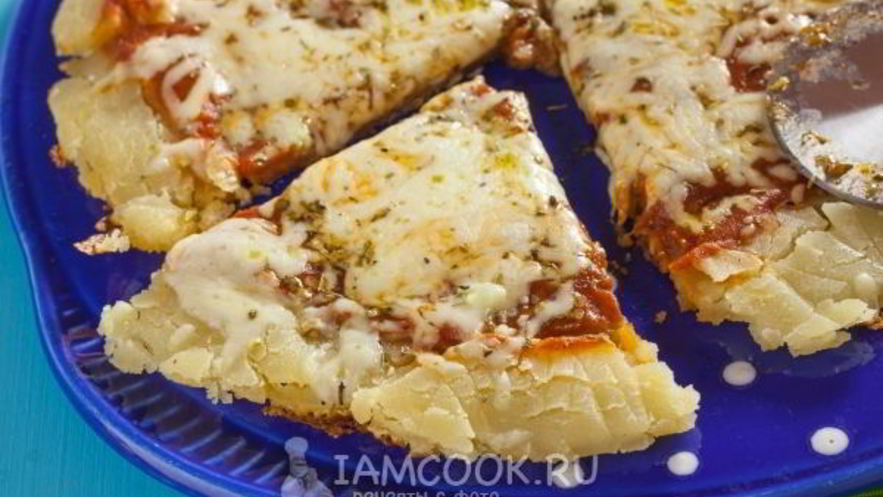 Рецепт пиццы на сковороде без муки