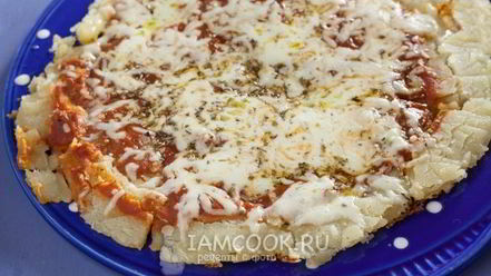 Рецепт пиццы на сковороде без муки