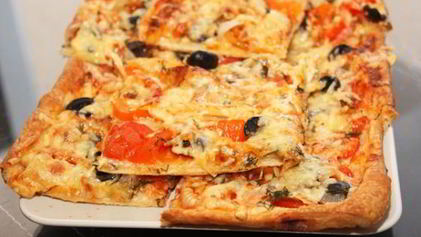 Рецепт Пиццы на слоеном тесте