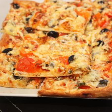 Рецепт Пиццы на слоеном тесте