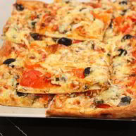 Рецепт Пиццы на слоеном тесте