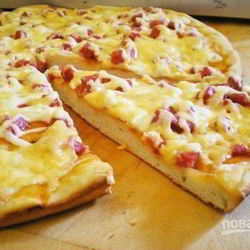 Рецепт Пиццы на тесте из кефира