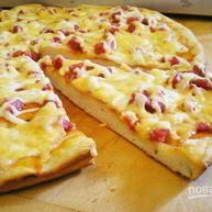 Рецепт Пиццы на тесте из кефира