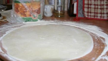 Рецепт пиццы на тонкой основе