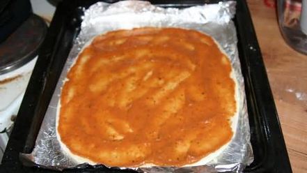 Рецепт пиццы на тонкой основе