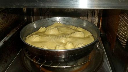 Рецепт пиццы на жидком тесте со свининой, помидорами и перцем