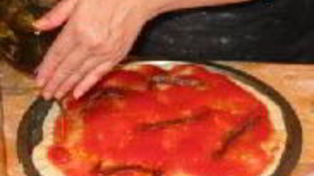 Рецепт пиццы с анчоусами