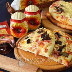 Рецепт Пиццы с беконом