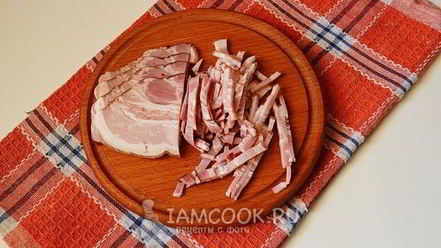 Рецепт пиццы с беконом