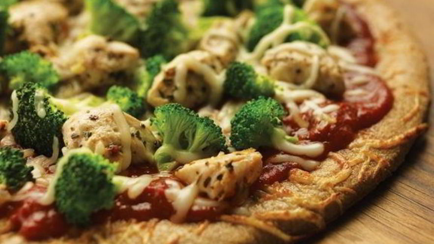 Рецепт пиццы с брокколи и курицей